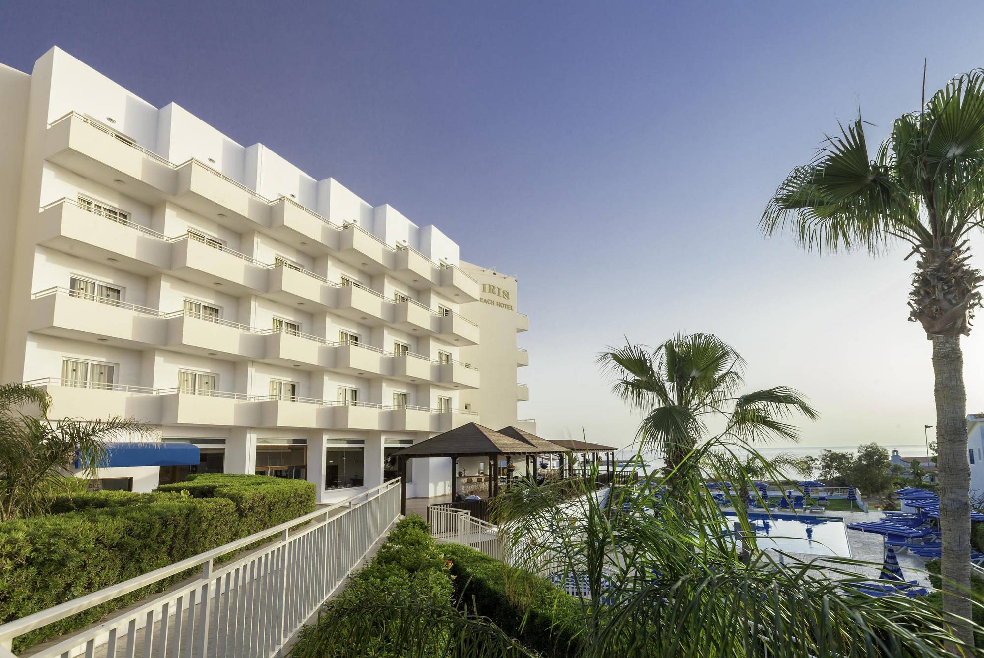 Iris Beach Hotel Protaras Bagian luar foto